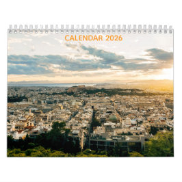 Annual Beautiful 2026 Calendar カレンダー