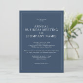 Annual Business Meeting Invitation Corporate Event 招待状 (スタンド正面)