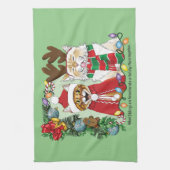 Annual Cat Christmas Photo キッチンタオル (縦)