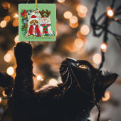 Annual Cat Christmas Photo セラミックオーナメント