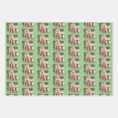 Annual Cat Christmas Photo ラッピングペーパーシート (正面3)