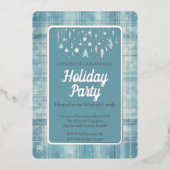Annual Christmas Party Invitation 箔シーズンカード (正面)
