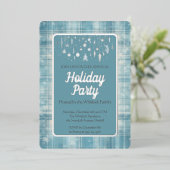 Annual Christmas Party Invitation 箔シーズンカード (立ち正面)