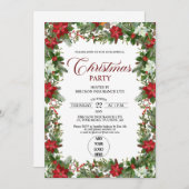 Annual Corporate Employees Christmas Party 招待状 (正面/裏面)