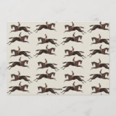 Annual Derby Party Race Horse Equestrian Racing 招待状 (裏面)