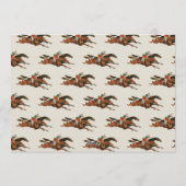 Annual Derby Party Race Horse Equestrian Racing 招待状 (裏面)