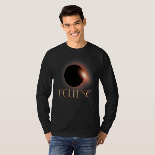 Annual Eclipse Oct 14 2023 and Total Eclipse April Tシャツ (正面フル)