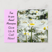 Annual Mammogram絵はがき掲示女性 ポストカード (正面)