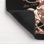 Annual North Le Rodeo Cowboy Santa Howdy Christmas マウスパッド (コーナー)