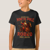 Annual North Le Rodeo Dec 25th Santa Design Tシャツ (正面)
