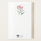 Annual Planner Tulips Watercolor プランナー手帳 (裏面)