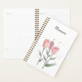 Annual Planner Tulips Watercolor プランナー手帳 (ディスプレー)