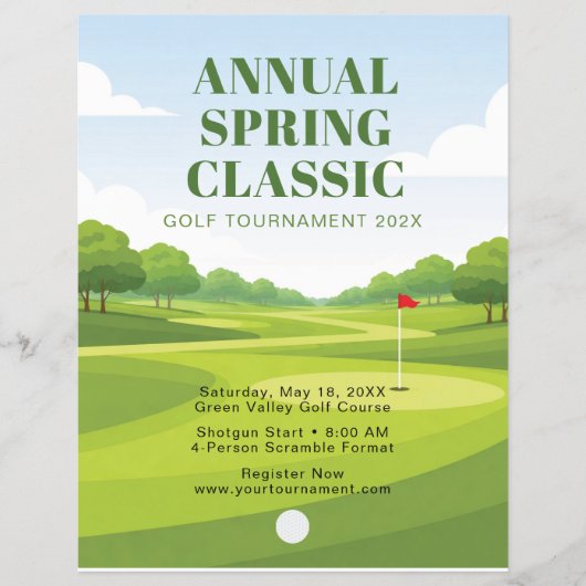 Annual Spring Classic Golf Tournament  チラシ (正面)