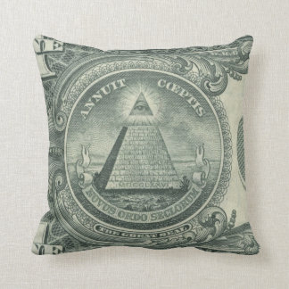 Annuit Cœptisのドルのドル札Yall クッション