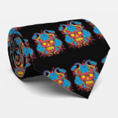 Annunakiのスカル"蛇王"タイ ネクタイ (ロール)