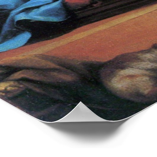 Annunciation by Anton Raphael Mengs ポスター (角)