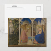 Annunciation by Fra Angelico ポストカード (正面/裏面)