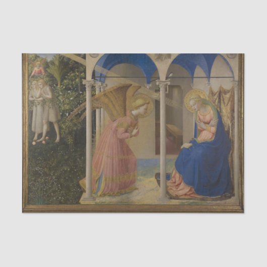 Annunciation by Fra Angelico 薄葉紙 (正面)