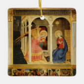 Annunciation by Fra Angelico, Renaissance Fine Art セラミックオーナメント (正面)