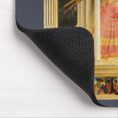 Annunciation by Fra Angelico, Renaissance Fine Art マウスパッド (コーナー)