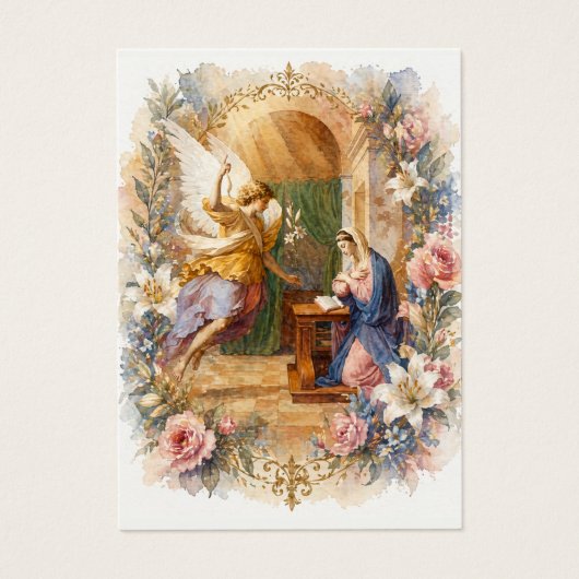 Annunciation Catholic Funeral Memorial Prayer Holy (正面)