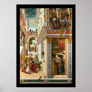 Annunciation ,Saint Emidius and an UFO ポスター