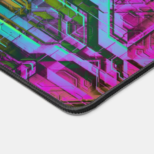 anodized titanium : デスクマット (コーナー)