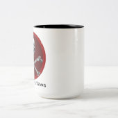 Anoikisは不法としますマグ[多角形] ツートーンマグカップ (中央)