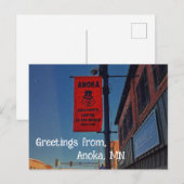 Anoka, Minnesota Halloween Capitol of the World ポストカード (正面/裏面)