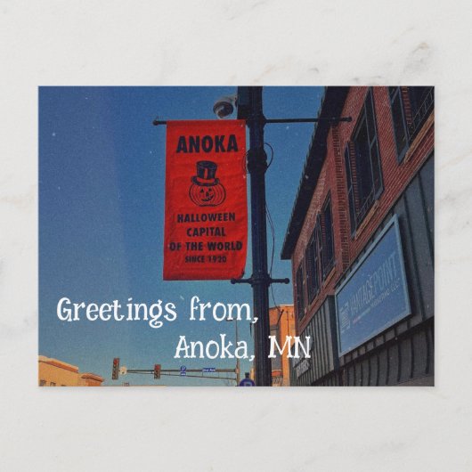 Anoka, Minnesota Halloween Capitol of the World ポストカード (正面)