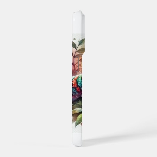 Anolis de rueda 100724AREF114 - Watercolor iPhoneケース (右側面)