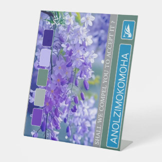 ANOLZIMOKOMOHA 台座サイン