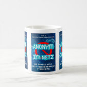 Anonym im Netz コーヒーマグカップ (中央)