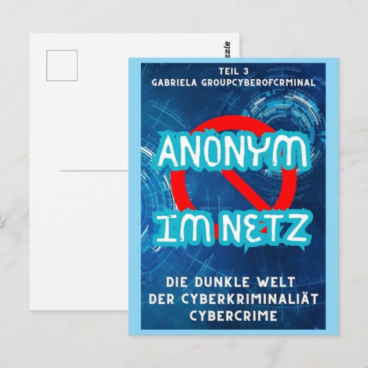 Anonym im Netz  ポストカード (正面/裏面)