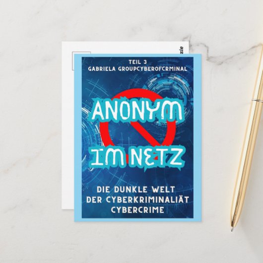 Anonym im Netz  ポストカード (正面/裏面インサイチュ)