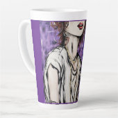 Anonymat 1 カフェラテマグ (左アングル)