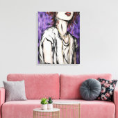 Anonymat 1 キャンバスプリント (インサイチュ (リビング))