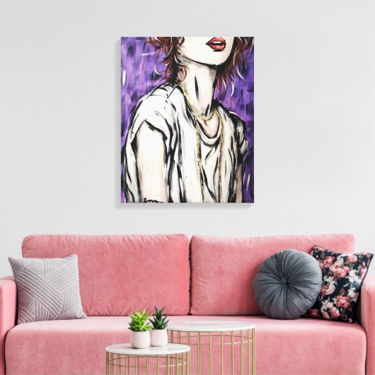 Anonymat 1 キャンバスプリント (インサイチュ (リビング))