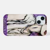 Anonymat 1 iPhone 15ケース (裏面横)
