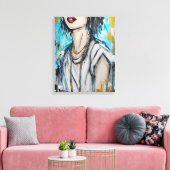 Anonymat 2 キャンバスプリント (インサイチュ (リビング))