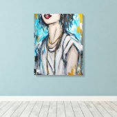 Anonymat 2 キャンバスプリント (インサイチュ (ウッドフロア))