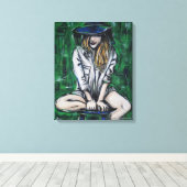 Anonymat 3 キャンバスプリント (インサイチュ (ウッドフロア))