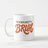 Anonymity Brug LOGO -  コーヒーマグカップ (左)