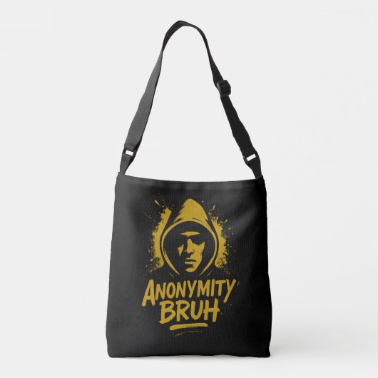 Anonymity Bruh logo - Tote クロスボディバッグ (裏面)