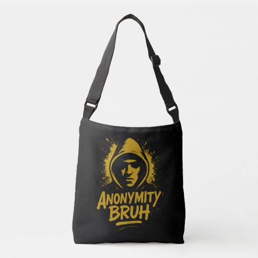 Anonymity Bruh logo - Tote クロスボディバッグ (正面)