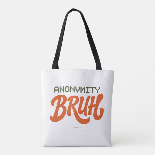 Anonymity Bruh Logo - Tote トートバッグ (裏面)