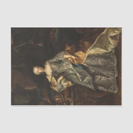 Anonymousによるハンガリーの女王としてのマリア・テレサ 薄葉紙 (正面)