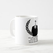 Anonymous コーヒーマグカップ (正面左)