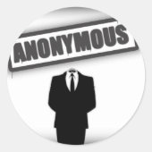 Anonymous ラウンドシール (正面)