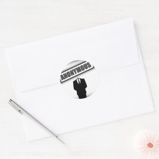 Anonymous ラウンドシール (封筒)